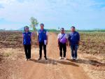 ลงพื้นที่สำรวจโครงการถนนลูกรังเพื่อทำรายการเข้างบข้อบัญญัติป