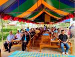 ร่วมต้อนรับคณะตรวจเยี่ยมให้กำลังใจ ลงพื้นที่ตรวจเยี่ยมโรงพยา