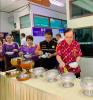 ทำบุญตักบาตร โอกาสครบรอบ ๓๒ ปี อำเภอสอยดาว ทอดผ้าป่าสามัคคีก