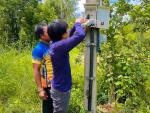 ลงพื้นที่ซ่อมไฟสาธารณะ/ไฟชะโงก หมู่ ๔ บ้านหนองมะค่า