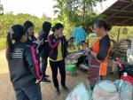 ลงพื้นมอบเครื่องอุปโภคบริโภคและเงินช่วยเหลือเบื้องต้น เหตุไฟ
