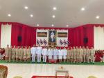 พิธีทำบุญตักบาตรถวายเป็นพระราชกุศล และพิธีวางพานพุ่มดอกไม้ถว