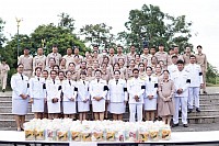 วันนวมินทรมหาราช วันคล้ายวันสรรคตฯ ร่วมพิธีทำบุญตักบาตรข้าวส